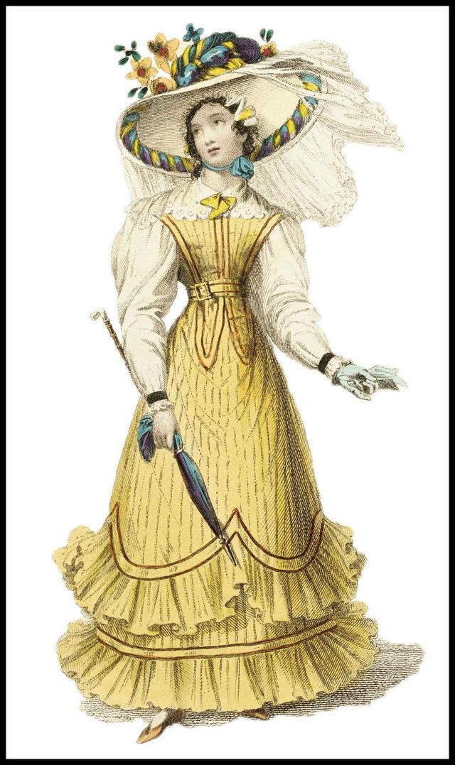 1827 seaside costume ackermann fashion plate dc55c