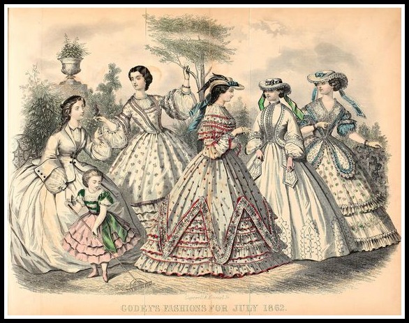 godeys ladys book fashions for july 1862 06e68