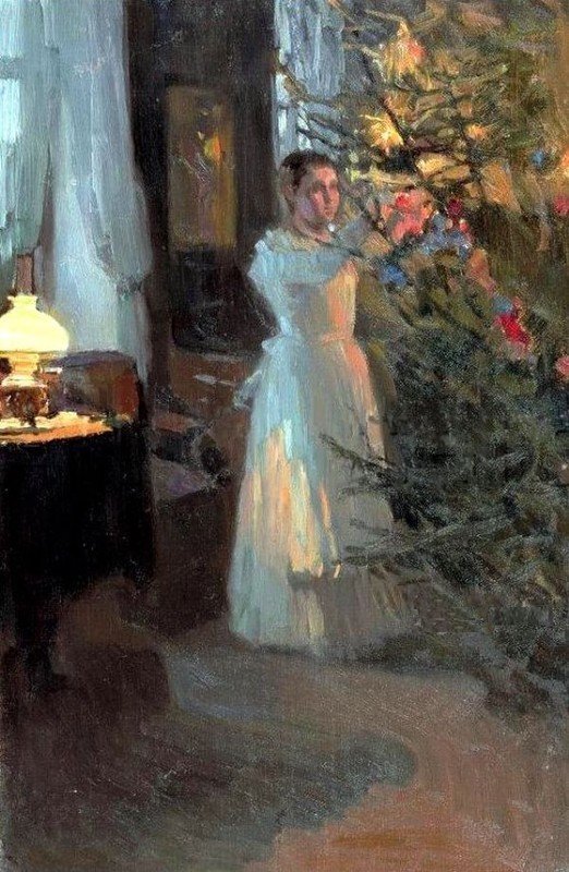 Christmas Tree by Alexei Korin 1910 5ae28