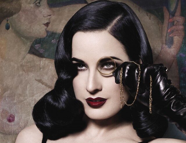 Dita Von Teese Monocle