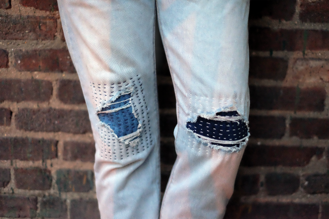 This Japanese Denim Repair Technique Will Make Your Jeans Look Cooler ...