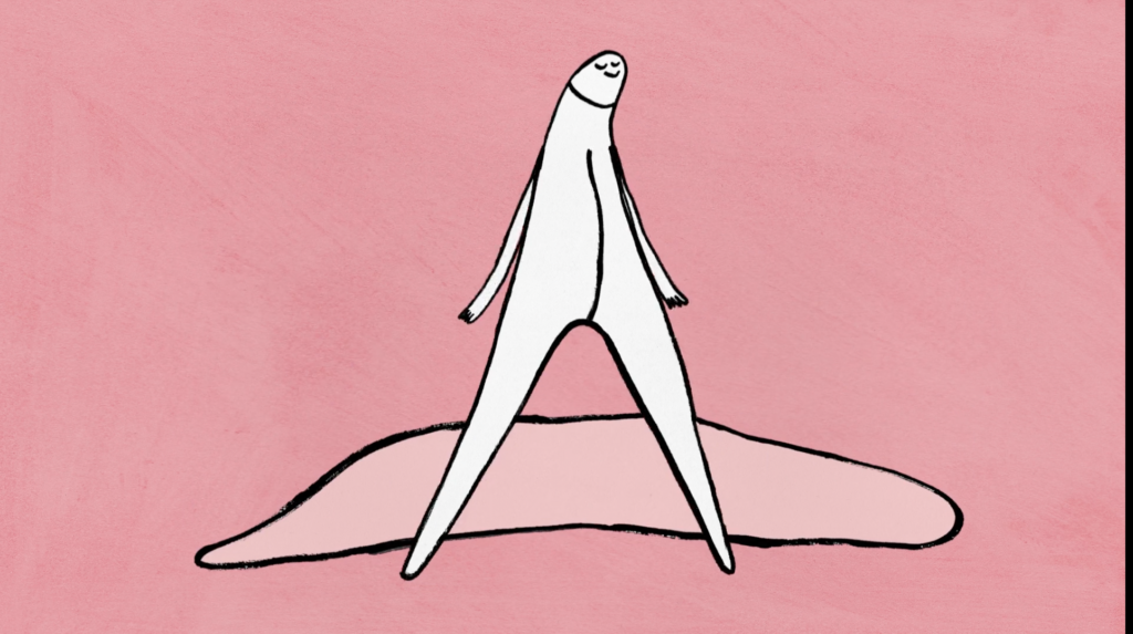 Screen shot from "le clitoris" film.