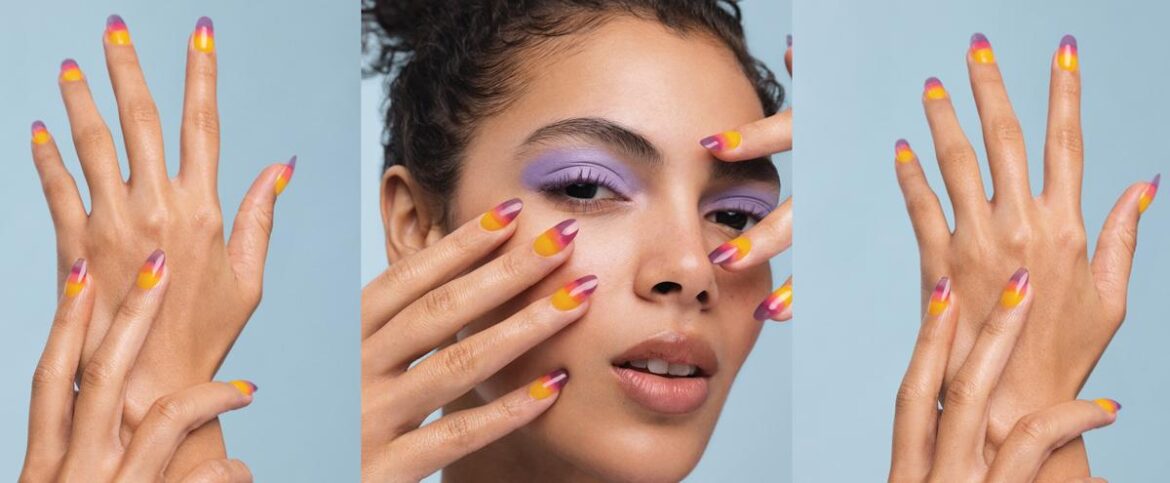 DIY Your Own Sunset Mani In 4 Easy Steps - BUST